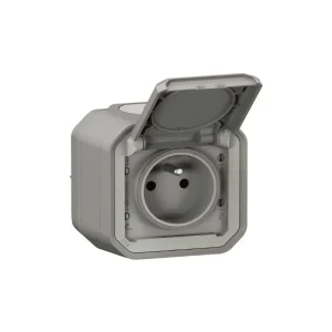 Legrand - Prise 2P+T Plexo saillie