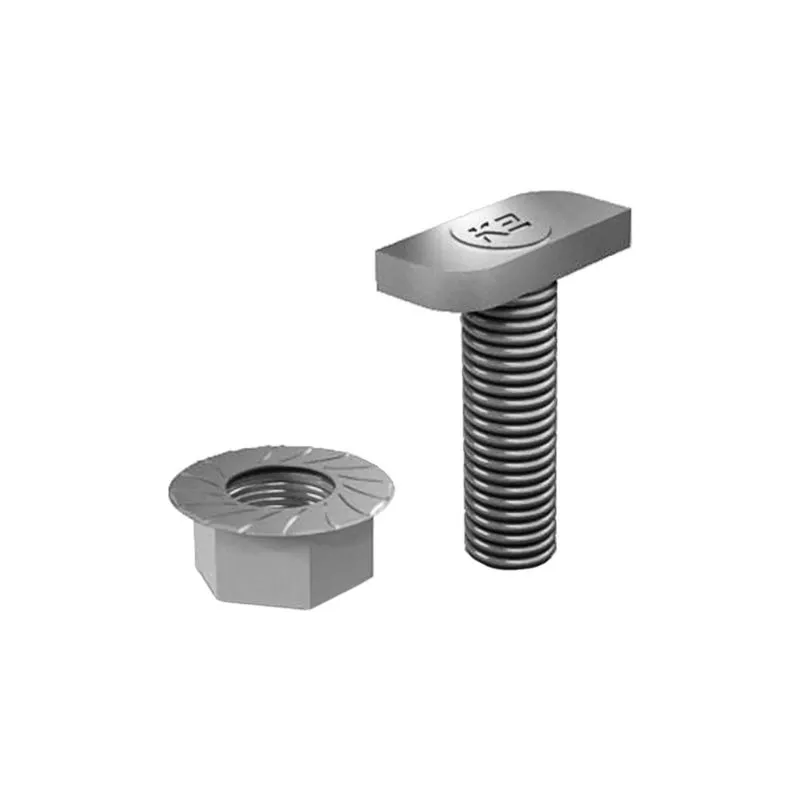 K2 Systems - Vis à tête marteau M10x30 + Ecrou M10 (gamme SolidRail)