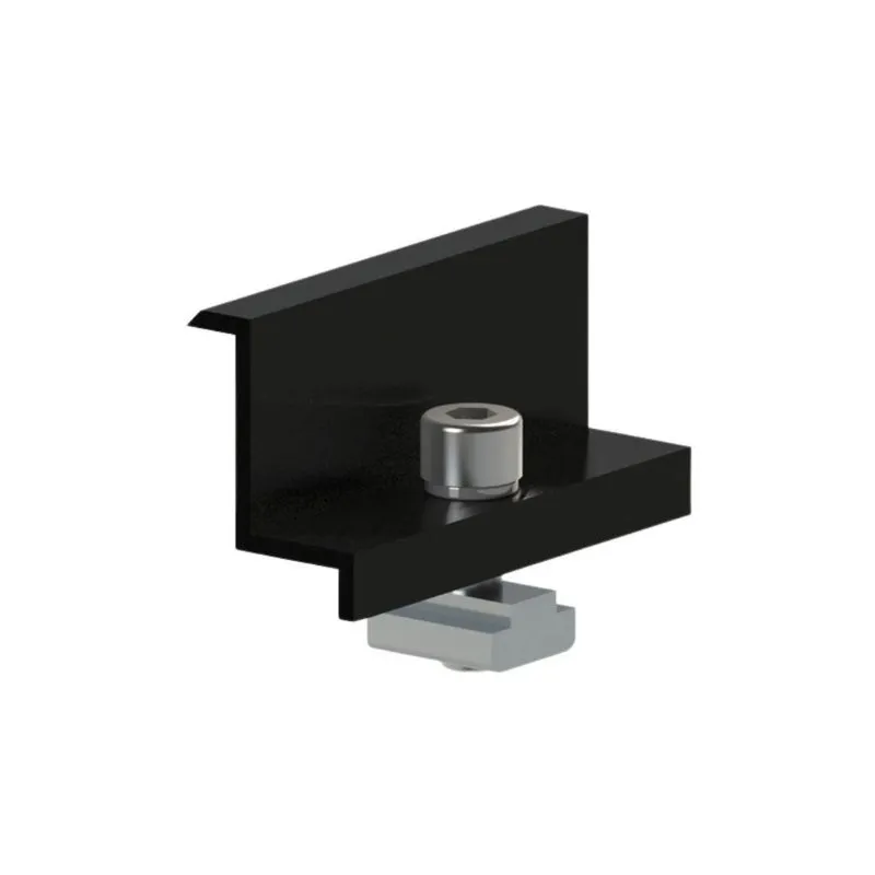 Joris Ide - Bride latérale noire 30-31mm pour rail Jorisolar