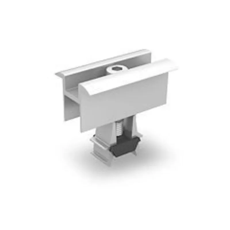 K2 Systems - Etrier Intermédiaire Gris Universel 30-42mm (gamme SingleRail/SolidRail)