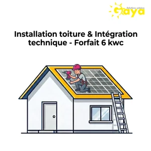 Installation Toiture & Intégration Technique – Forfait 6 kWc