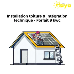 Installation Toiture & Intégration Technique – Forfait 9 kwc