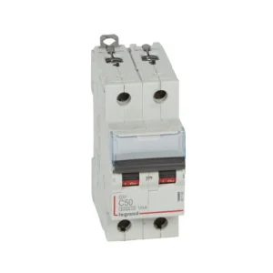 Disjoncteur Legrand DX³ 6000 50A | 2P Courbe C 10kA