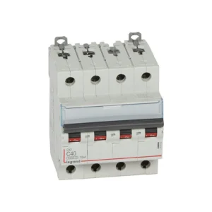 Disjoncteur Legrand DNX³ 6000 10 kA - Tétrapolaire 40A Courbe C