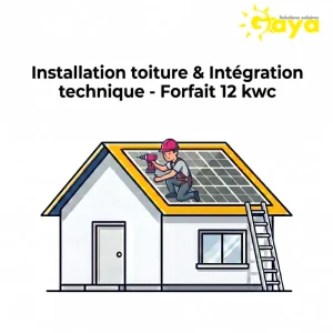 Installation Toiture & Intégration Technique – Forfait 12 kWc