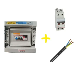 Kit Coffret AC - Protection Onduleur Monophasé jusqu'à 10 kVA