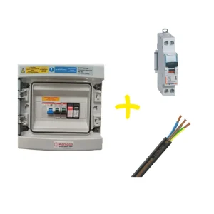 Kit Coffret AC - Protection Onduleur Monophasé jusqu'à 8 kVA