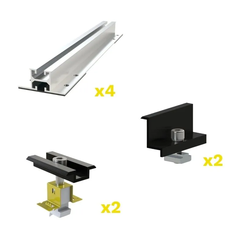 Joris Ide - Kit fixation pour Bac Acier - Jorisolar RS-R
