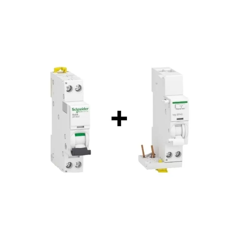 Schneider - Acti9 iDT40T 1P+N C32 + Vigi 300mA type A-SI